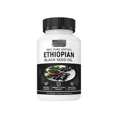 现货跨境 PURELYNUTRIENT Ethiopian Black Seed Oil亚麻黑籽样品