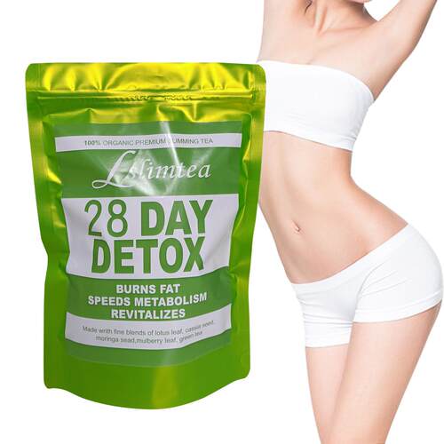 slim tea 28day deto slimming weight loss tea样品