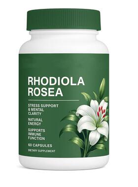 跨境爆款红景天胶囊60粒RHODIOLA ROSEA CAPSUL热销现货源头O样品