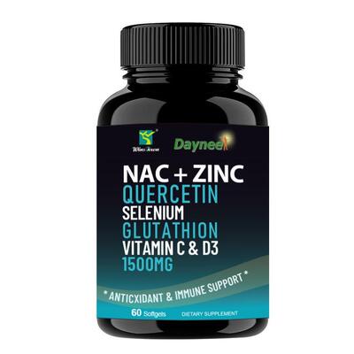 NAC+ZinC Softgel With VC+D3 Quercetin Sarracenia  样品