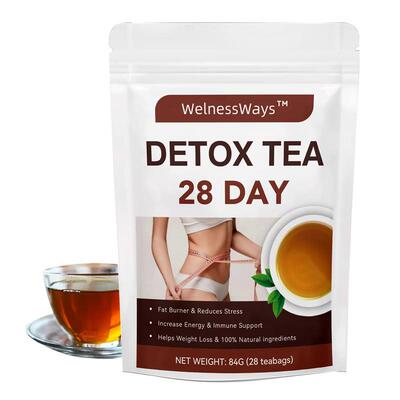 Slim tea bag 28 day flat tummy products Herbal Deto样品
