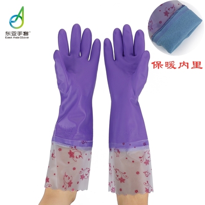 东亚808-5绒布保暖家务清洁手套