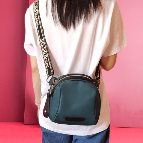 牛津布防水2025新款女士单肩贝壳包精致轻便大气时尚尼龙斜挎包女