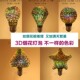 3D烟花七彩LED灯泡炫彩装 饰球泡E27螺口KTV酒店创意爱迪生光源