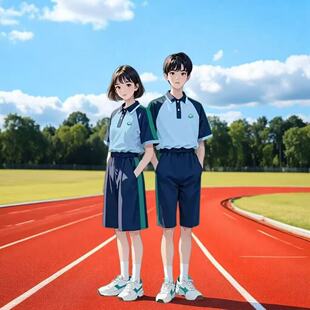 【现货】广东清远市中小学生校服统一夏季2026新款男女同款套装