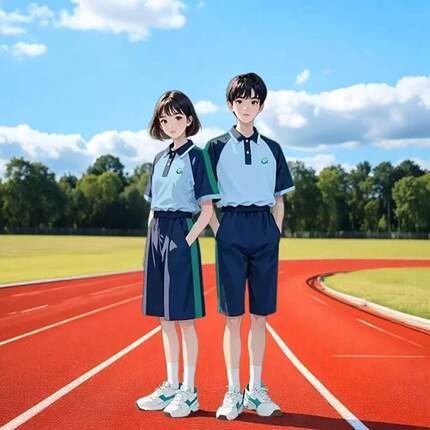 【现货】广东清远市中小学生校服统一夏季2026新款男女同款套装