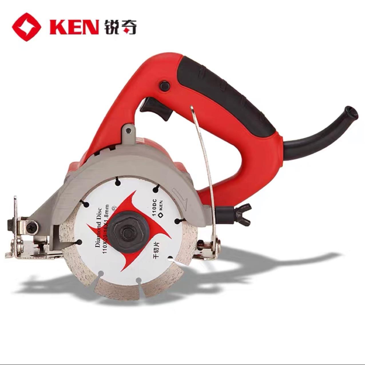 KEN锐奇石材切割机云石机4110B大功率多功能手持木材瓷砖切割机