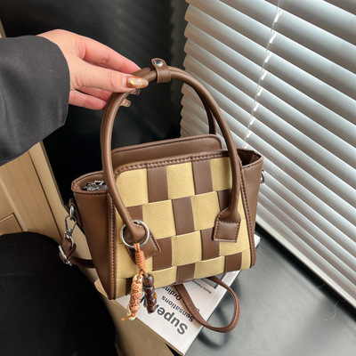 高级感手提编织小包女式20