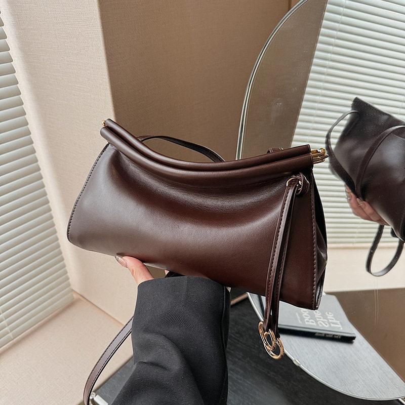 法式小众设计腋下夹子包高