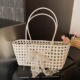 大容量编织包包女2026新款 海边度假沙滩包镂空手提菜篮子包 潮夏季