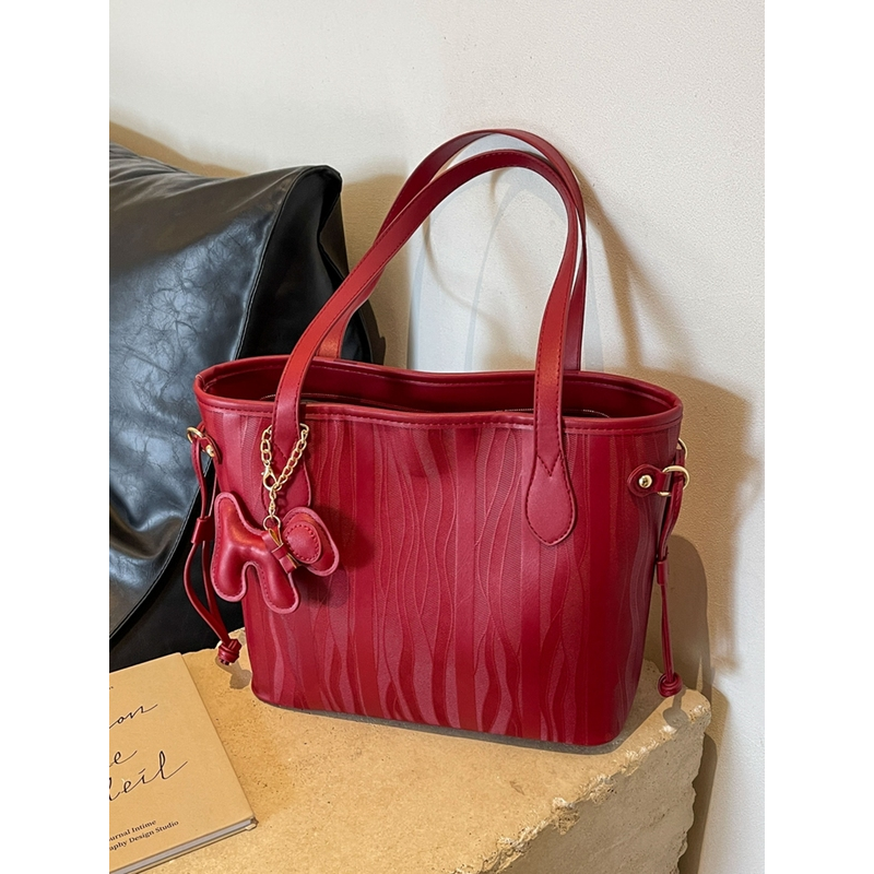 红色婚包大容量女2025新款