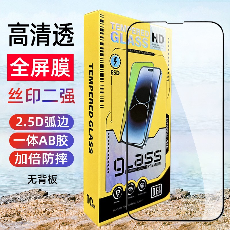 适用苹果15ProMax钢化膜1