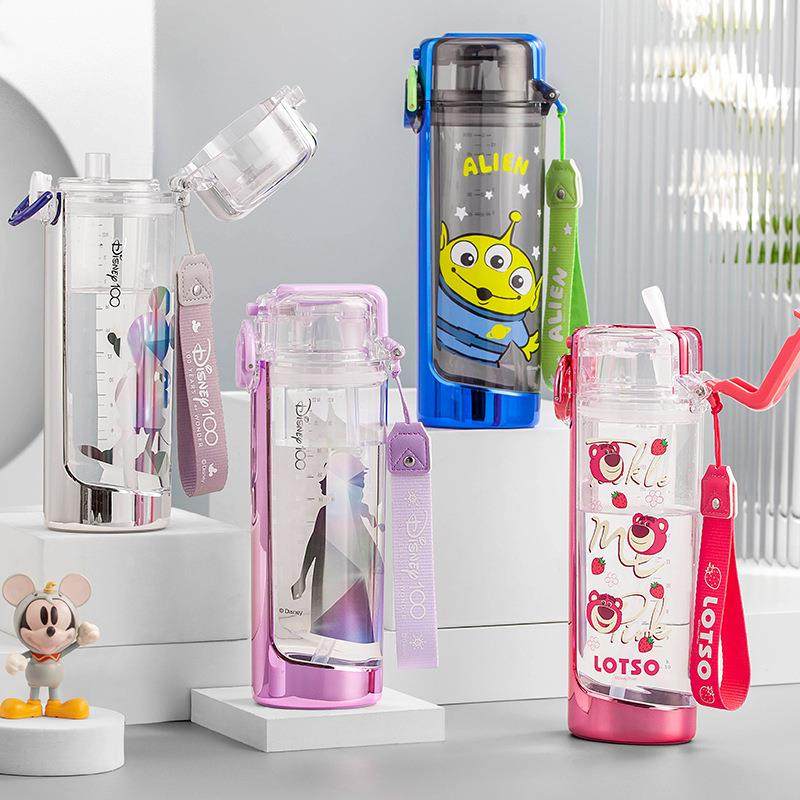 迪士尼儿童水杯带吸管夏季中小学生上下专用水便携大容量双饮水杯,家庭/个人清洁工具,洗漱杯,淘宝优惠券,粉丝福利购,淘宝优惠卷