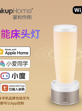 家和作用苹果Homekit智能床头灯卧室灯助眠灯台灯高级氛围灯夜灯