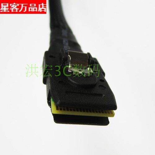 Mini SAS线阵列卡SFF8087-8087服务器背板迷你SAS数据线0.5米70CM