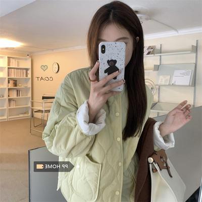 PPHOME冬日暖阳~面包服女冬季夹棉厚实百搭设计感棉袄短外套上衣