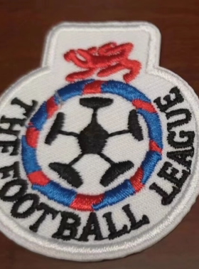 刺绣-英格足球联赛1989-1992臂章补丁 热烫印