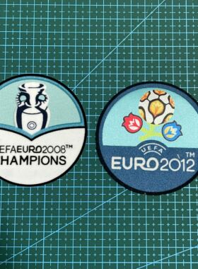 历届欧洲杯臂章 2008 20123D立体臂章 Lextra EURO章烫印