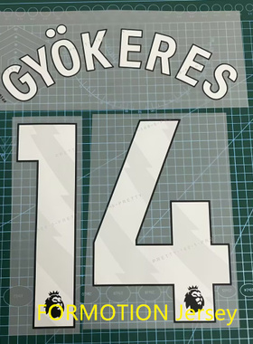 22-26英超号码散号 球星号  自定义 DIY 定制号码 烫画