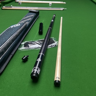 新款皮尔力同款极速01高品质枫木硬前节大头杆中式黑八新手台球杆