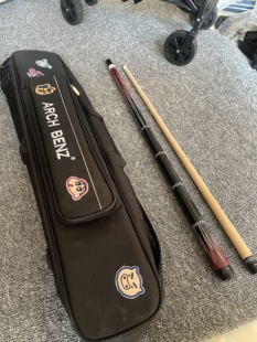 环球061复刻杆1:1枫木大头杆中式黑八花式打法九球台球杆光把