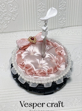 原创娃娃软包支架蛋糕系列六分四分三分bjd小布摆件展示架BJD支架