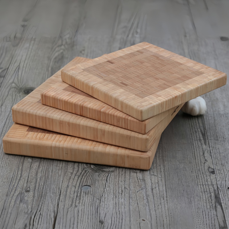 正方形格子竹制碳化牛排烘培砧板