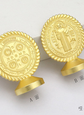 新款复古金属圣本尼汽车摆件珐琅彩工艺车内收藏装饰品