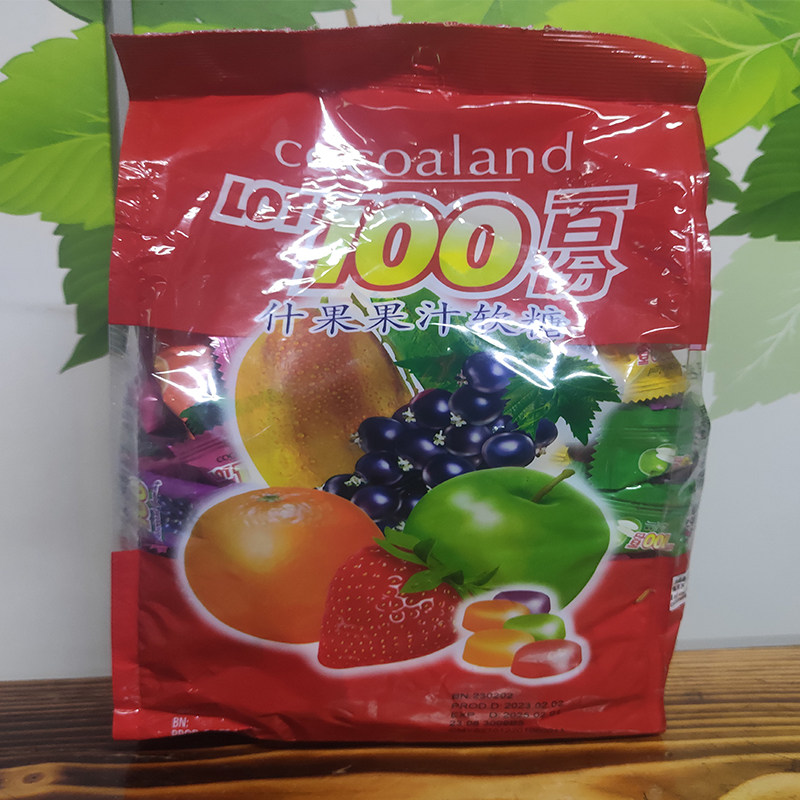 澳门代购马来西亚芒进口食品一百LOT100多种口味软糖1000g包邮