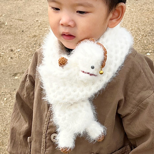 踏雪小马围巾毛线手工diy材料包