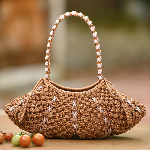 闲惠居家摇风手提单肩包