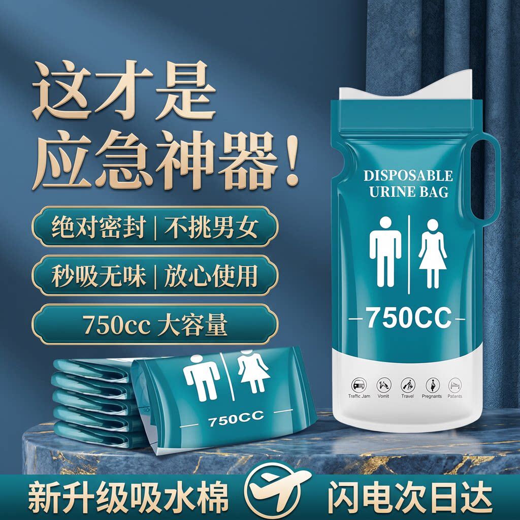 德国高速堵车旅游一次性应急尿袋长途上厕所尿尿小便神器车用神器