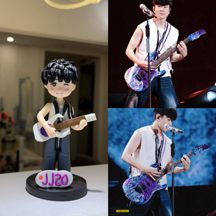 林俊杰jj20演唱会周边同款潮玩盲盒手办娃娃车载摆件模型玩偶公仔
