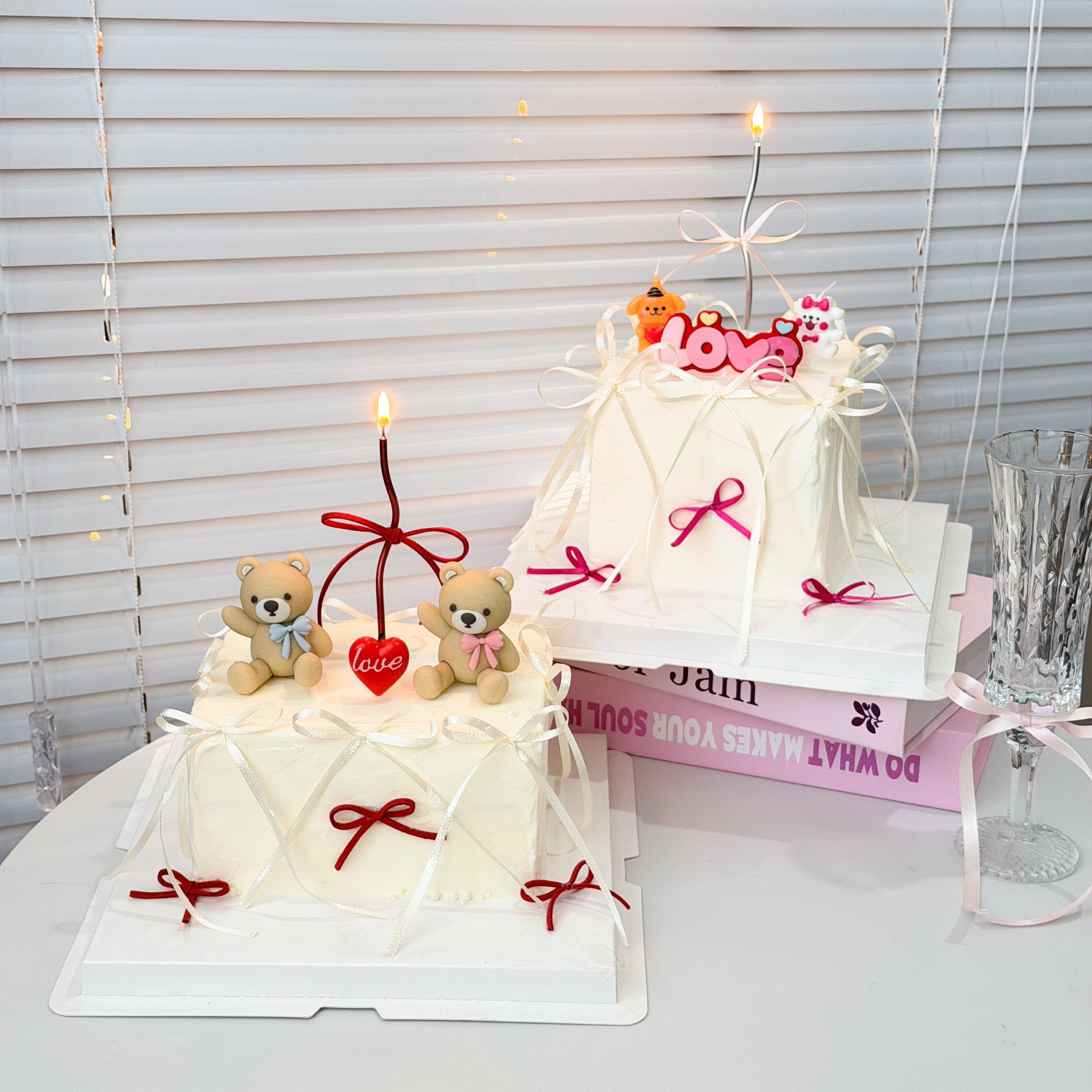 214情人节蛋糕装饰插件蝴蝶结小熊摆件爱心小狗小熊蜡烛甜品装扮,节庆用品/礼品,节日装扮用品,淘宝优惠券,粉丝福利购,淘宝优惠卷
