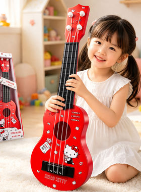 尤克里里儿童小吉他玩具可弹奏宝宝初学者小提琴女孩弹琴乐器礼物