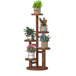 辈辈爱室内外阳台花架子实木多层落地式 饰 绿萝绿植架客厅装