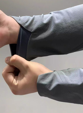 全压胶！商茑高端系列 户外休闲防风防水冲锋衣夹克外套软壳衣男