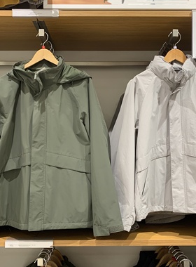 大厂单出品2025春防风立领茄克外套夹克休闲连帽外套男女K475038