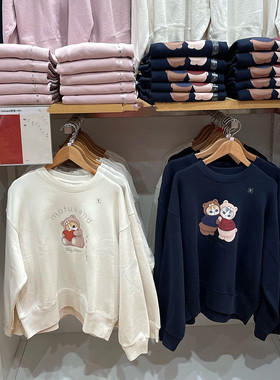 大厂单春秋女装卡通圆领卫衣长袖运动衫外套477142/476376/477141