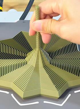 3D打印八边形手柄螺塔魔幻几何