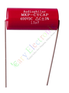 无极红色MKP电容金属膜耦合分频器2.2UF/4.7UF/8.0UF/18UF/400V等