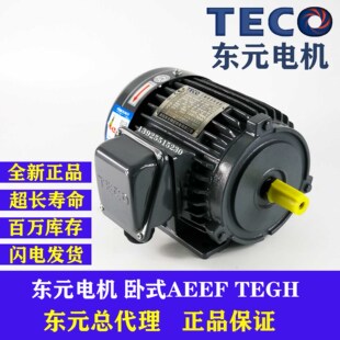 TECO无锡东元电机 AEEF 0.18 0.37 0.75 1.5KW刹车马达380V电动机