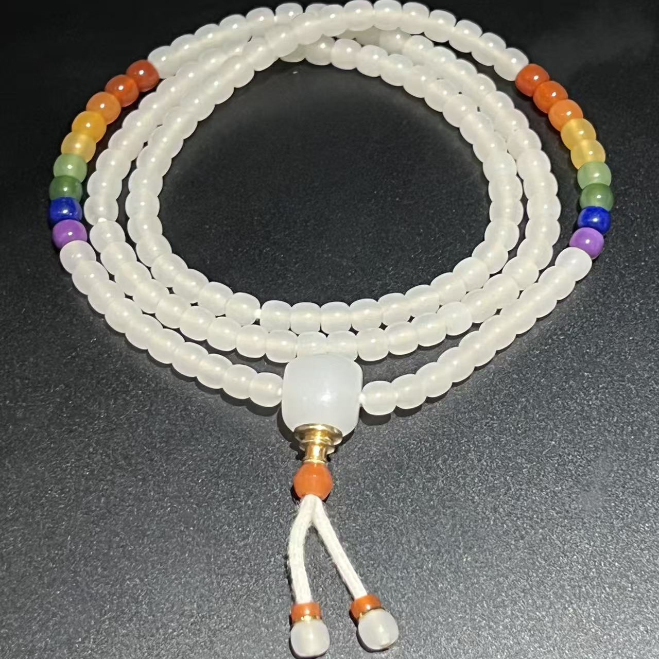 【luna与胖弟】LF-ZB1121-2 羊脂设计款项链 多样性发其一