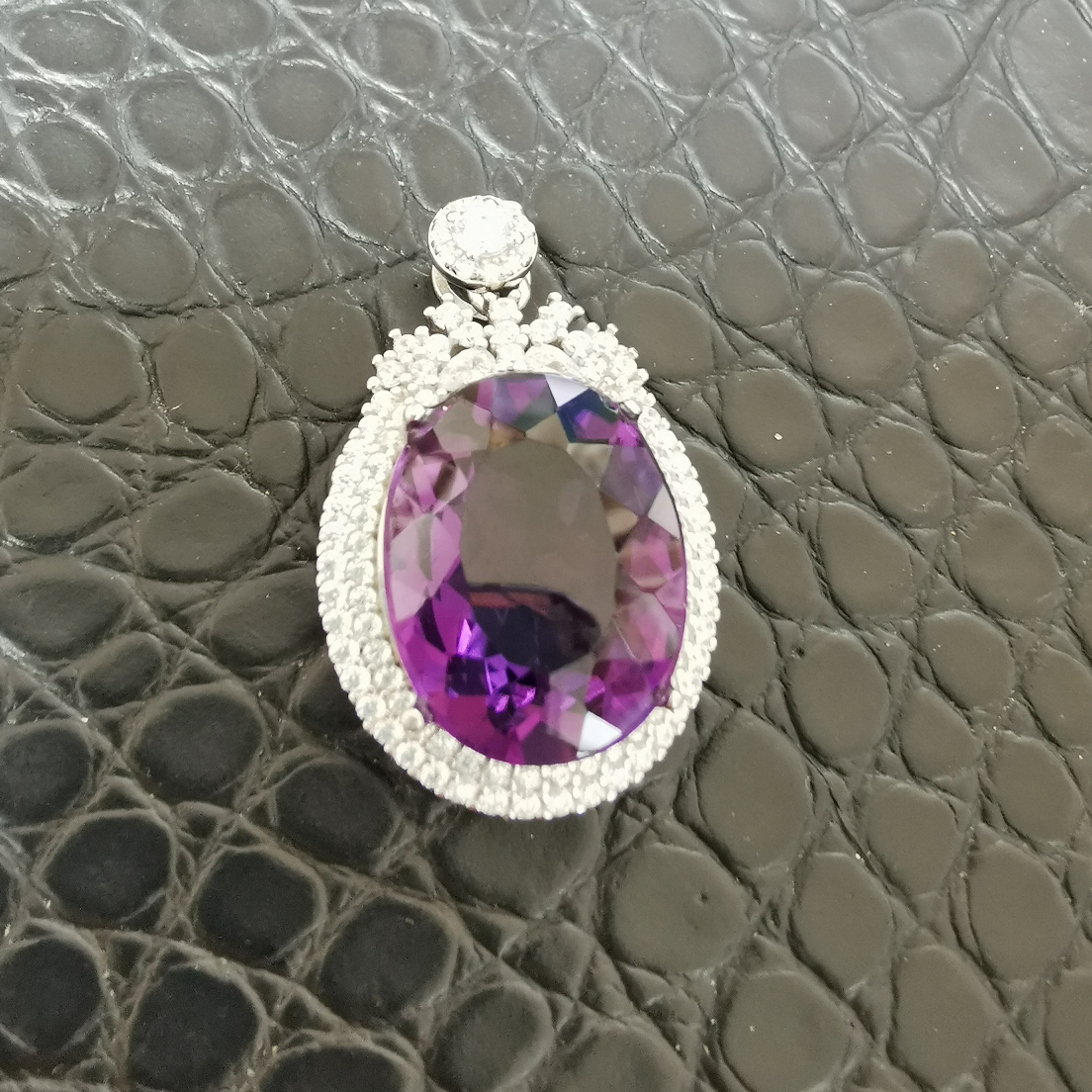 【luna与胖弟】 JN1119-33 紫水吊坠