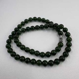 新疆料8mm碧玉项链 多样性发其一 ZB1121 luna与胖弟