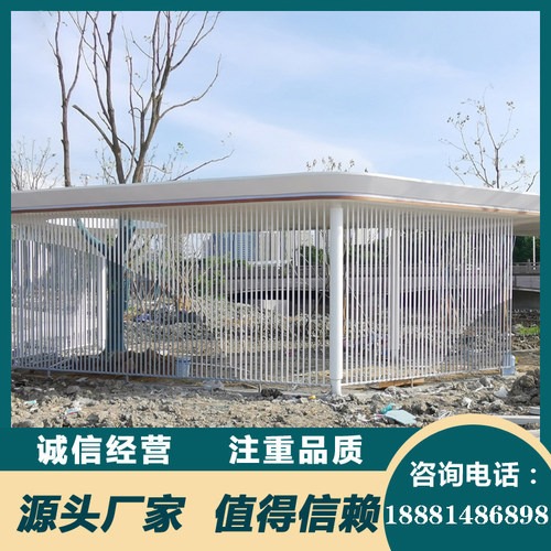 不锈钢观赏凉亭雕塑户外大型广场园林景观长廊雕塑不锈钢廊架定制