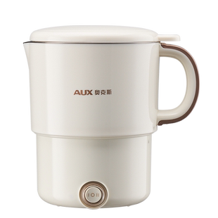 奥克斯折叠电水壶旅行便携式迷你烧开水壶家用小型不锈钢电热水杯