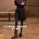 女秋季 流行新款 宽松显瘦短裤 设计感咖色五分裤 时髦百搭通勤休闲裤