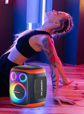 HOPESTAR PARTY130大功率K歌蓝牙音箱派对无线连接便携式强劲低音