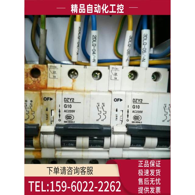 沈阳东牧型断路器 DZY2 2P G10A + OF AC220V【议价】